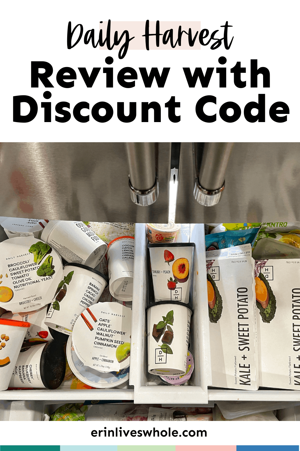 Daily Harvest Review with Discount Code Erin Lives Whole