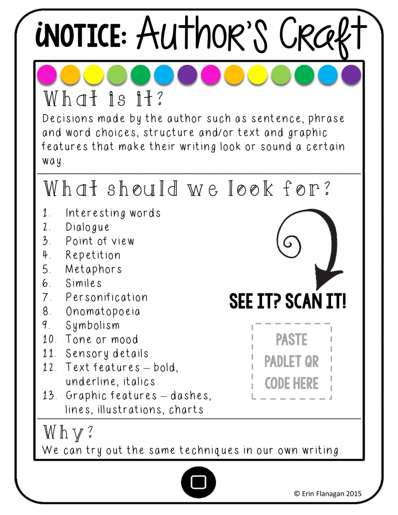 Analyzing Author's Craft with In November by Cynthia Rylant