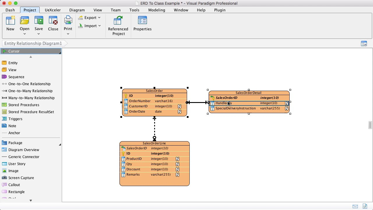 Uml Entity Relationship Diagram
