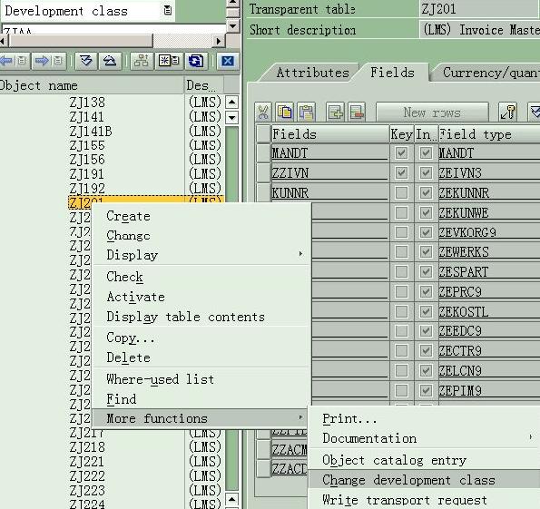 SAP ABAP How to change the Development Class