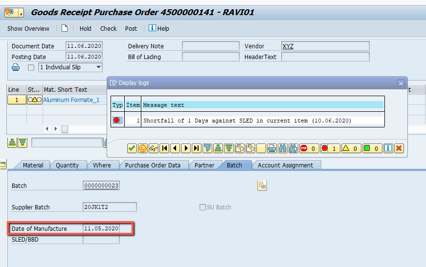 How Minimum, Total shelf life works !! ERP Q&A