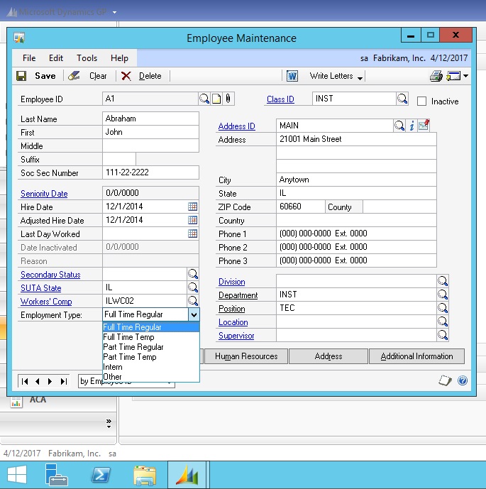 GPEmployeeMaintenance ERP Software Blog