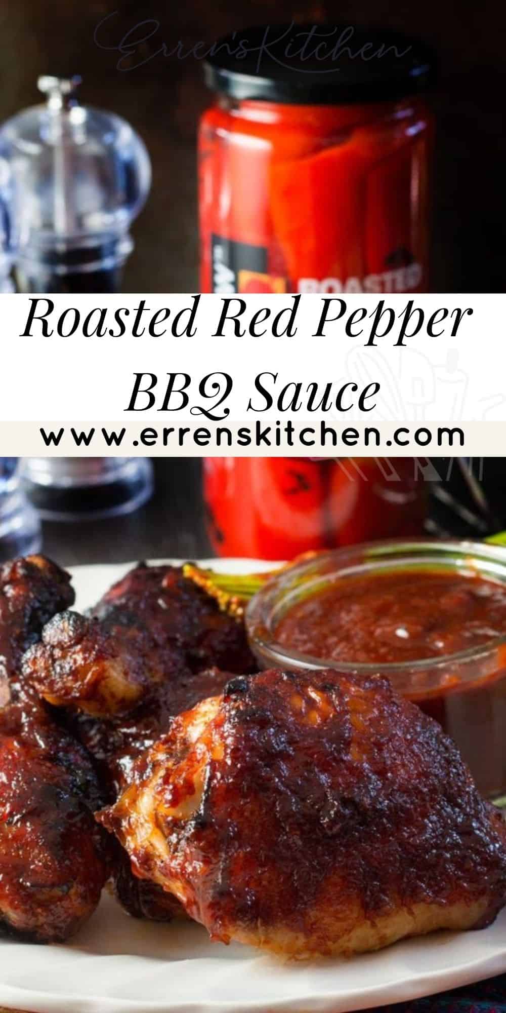 Homemade Roasted Red Pepper BBQ Sauce