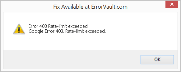 How to fix Error 403 (Ratelimit exceeded) Google Error 403. Ratelimit exceeded.