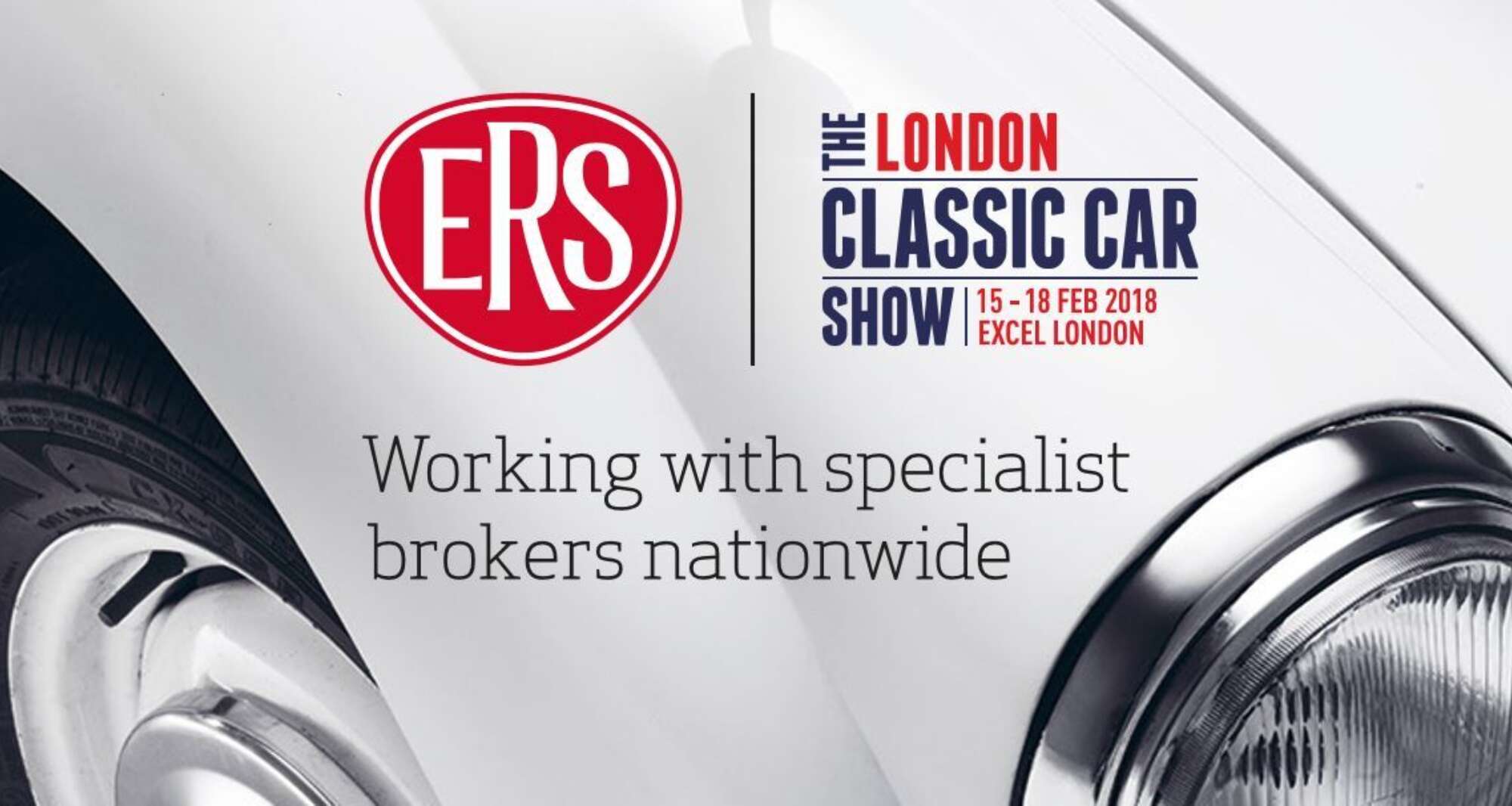 ERS announced as the classic car insurance partner at the 2018 London