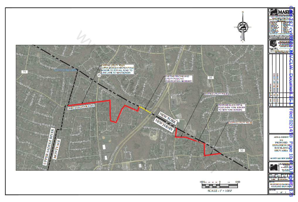 Montvale Eruv map Eruv Litigation Information