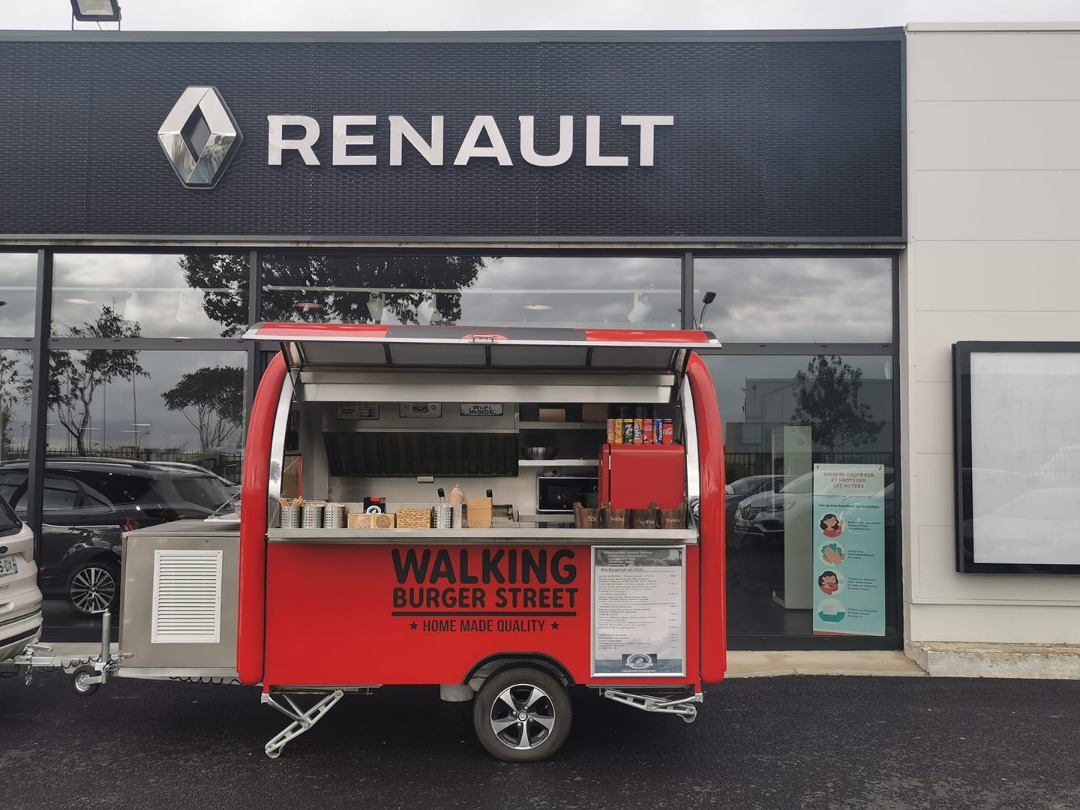 Mobile Catering Trailer Burger Van Food Truck Bar Coffee Crepe Trailer