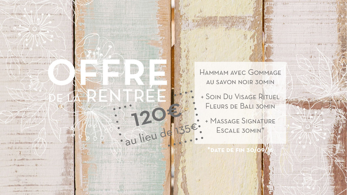 Escale Détente à Bordeaux Spa & Massages Institut de Beauté & Soins