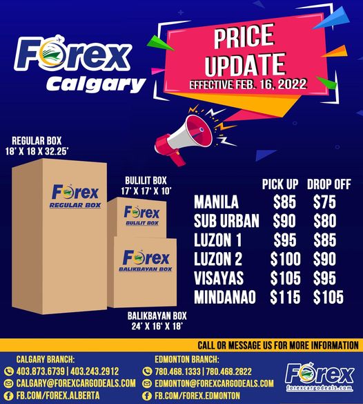 List of Cargo Companies in Canada for your Balikbayan Boxes