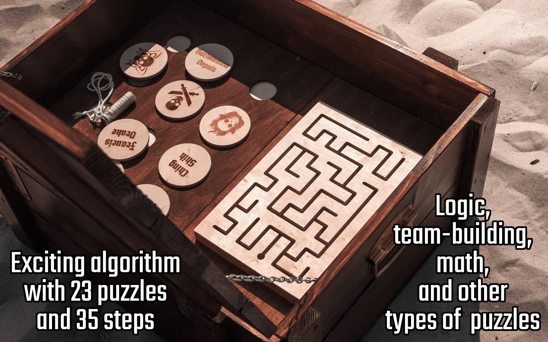 Pirates Mobile Escape (60 minutes, 10 players) Escape Room Supplier