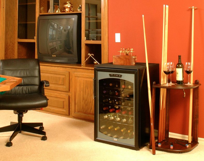 Kenmore Elite 47 Bottle Wine Cooler made by Sanyo, designed by William Chow