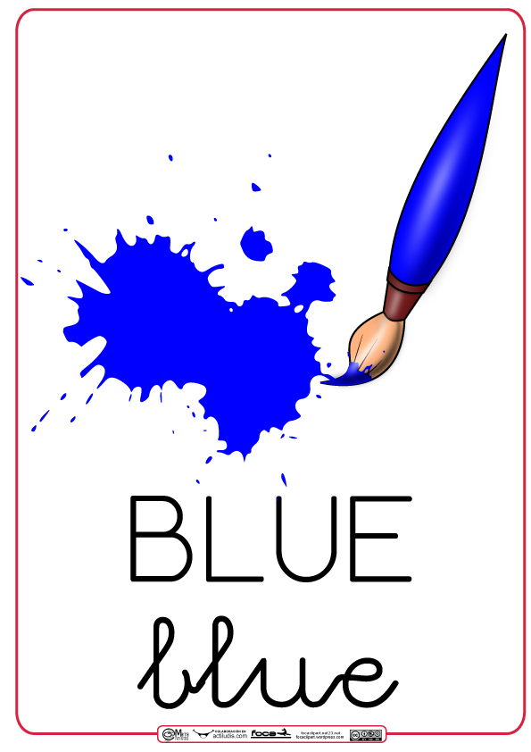 Los colores en Inglés Colors