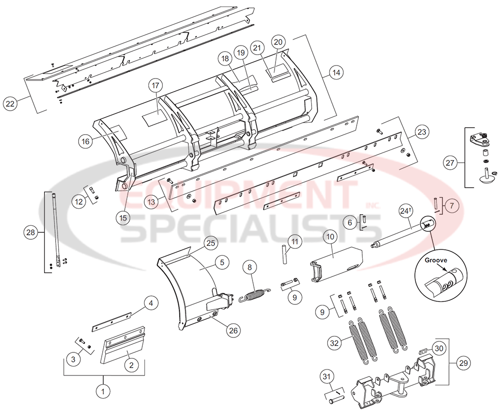 Western Ultramount Wideout Plow Equipment Specialists