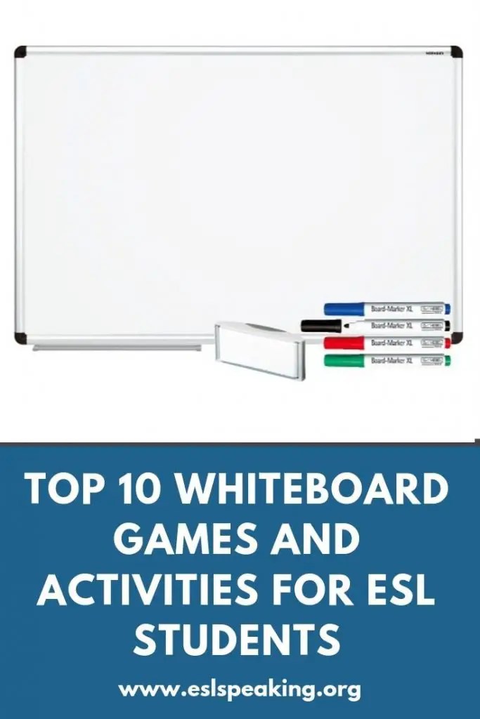 Whiteboard Games and Activities for ESL Classes ESL Activities