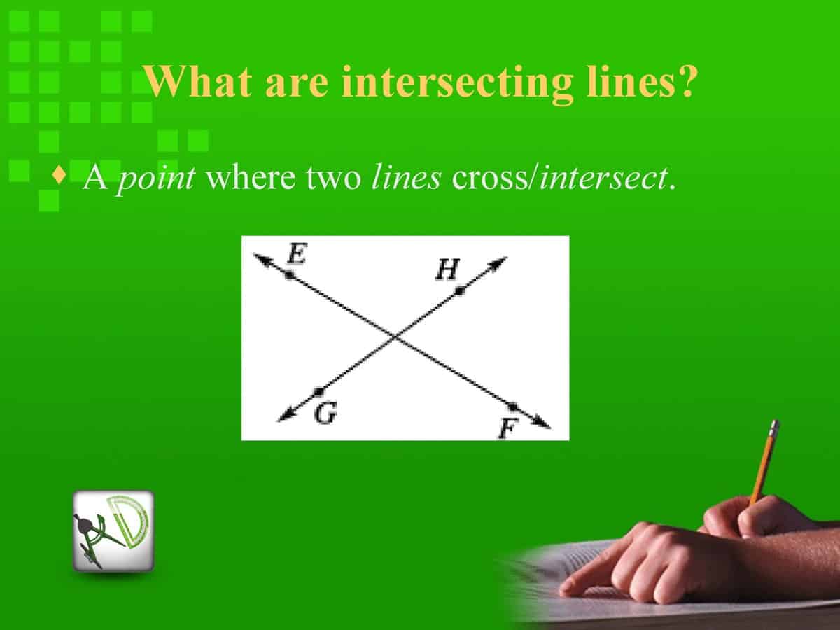 English Vocabulary Lines and Angles ESLBUZZ