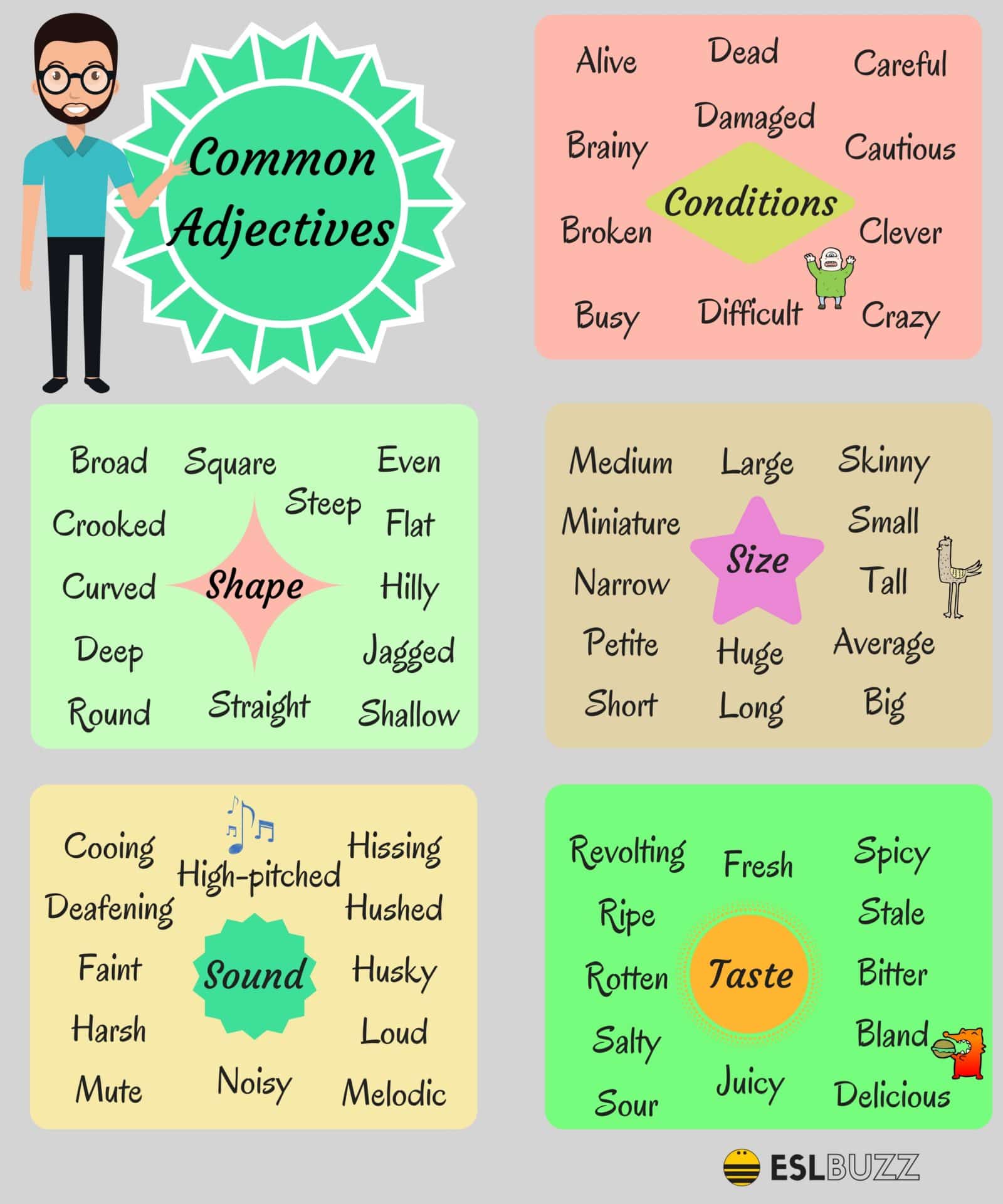 common-adjectives-in-english-esl-buzz