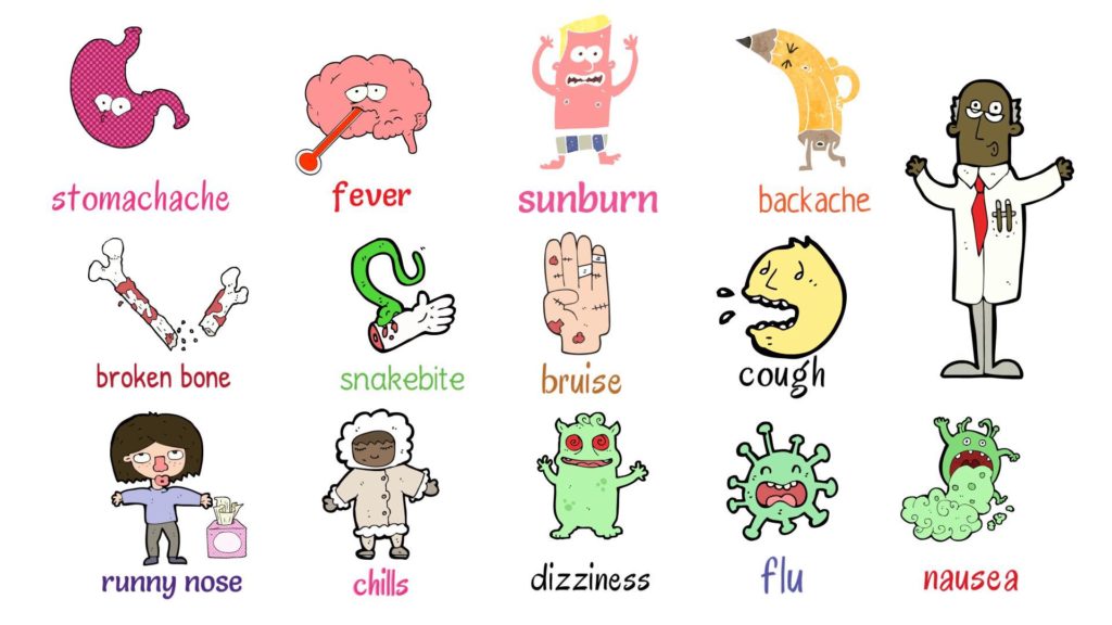 Common Health Problems in English ESLBUZZ