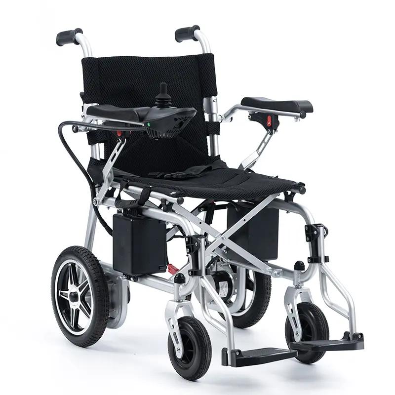 Esleh Indian Affordable Electric Wheelchair with Dual Brakes