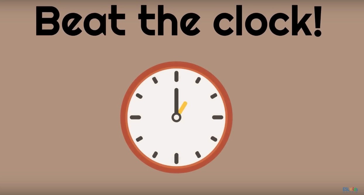 ESL Game Beat the Clock ESL Kids Games