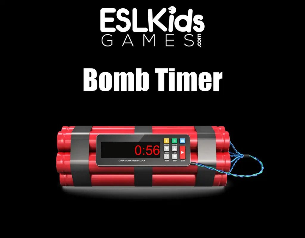 Bomb Interactive Timer ESL Kids Games