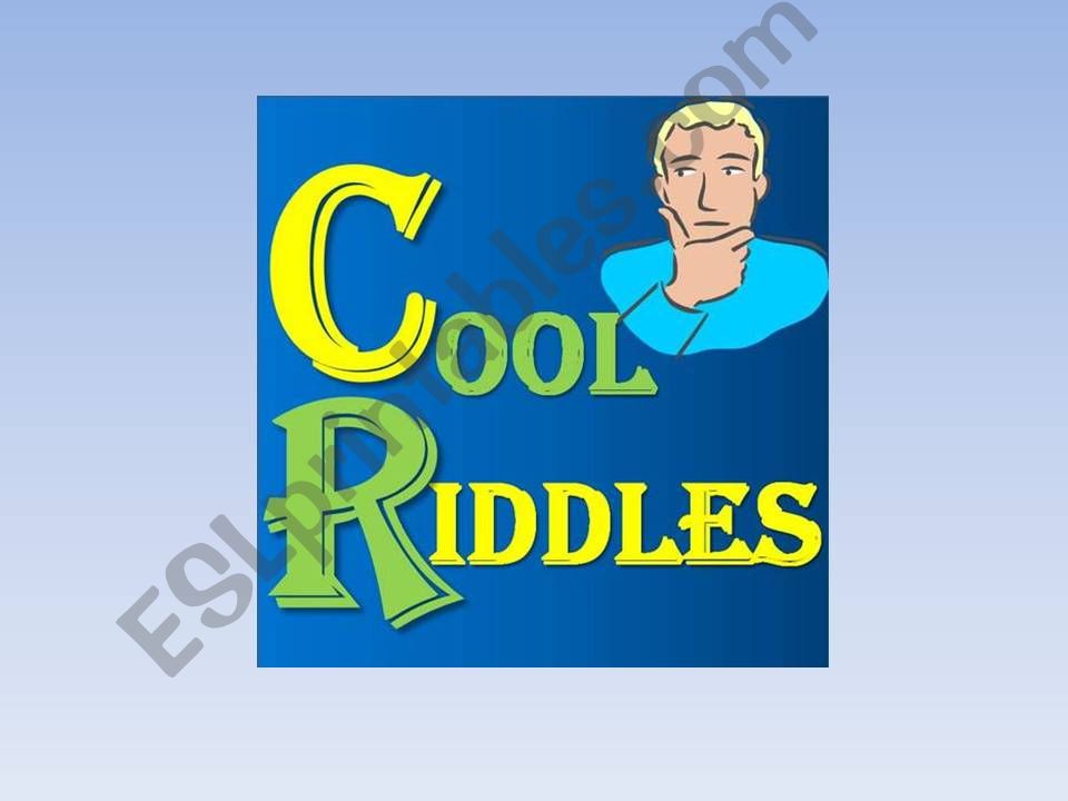 ESL English PowerPoints Riddles