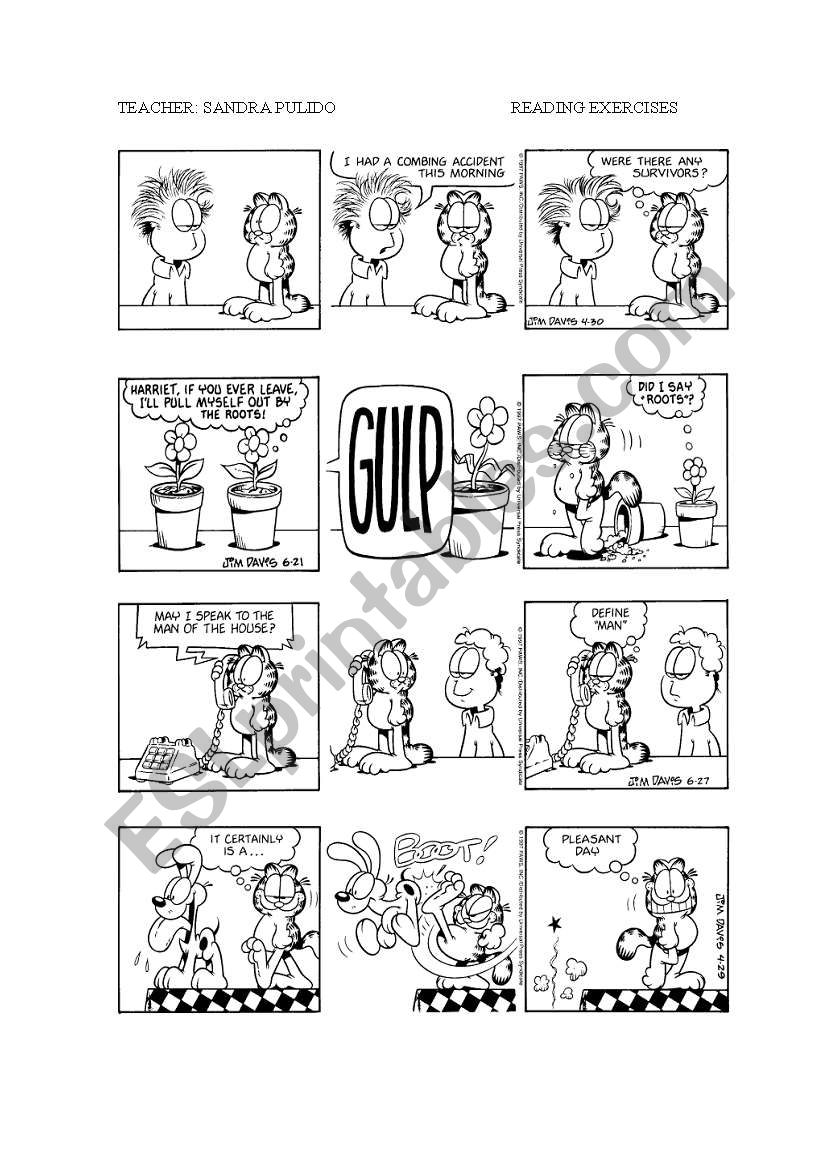 COMICS ESL worksheet by angelspoiled