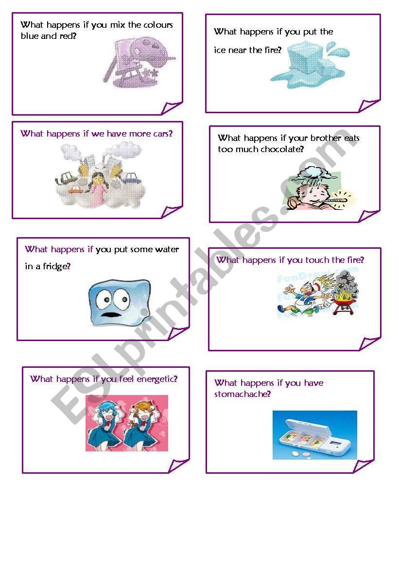 Zero Conditional_Part 1 ESL worksheet by zenn