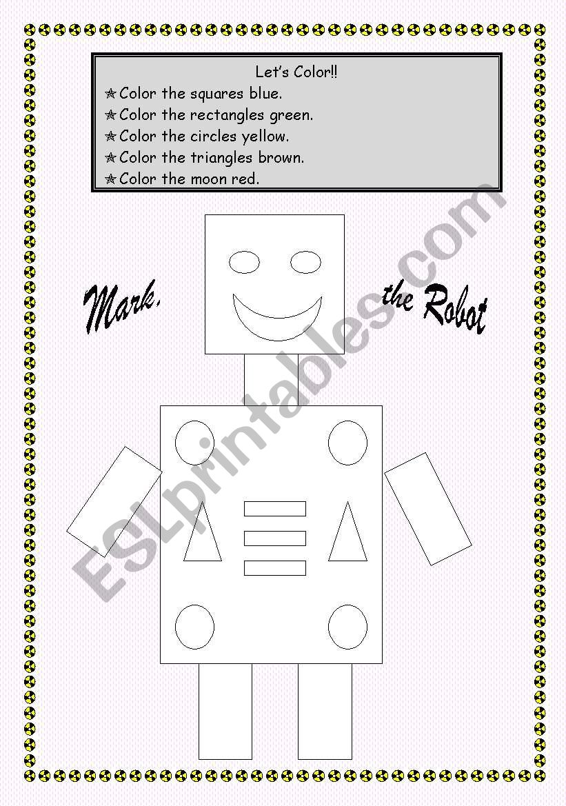 Printable Robot Worksheets
