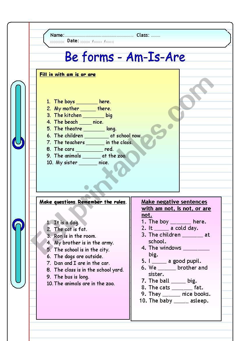 To Be Forms