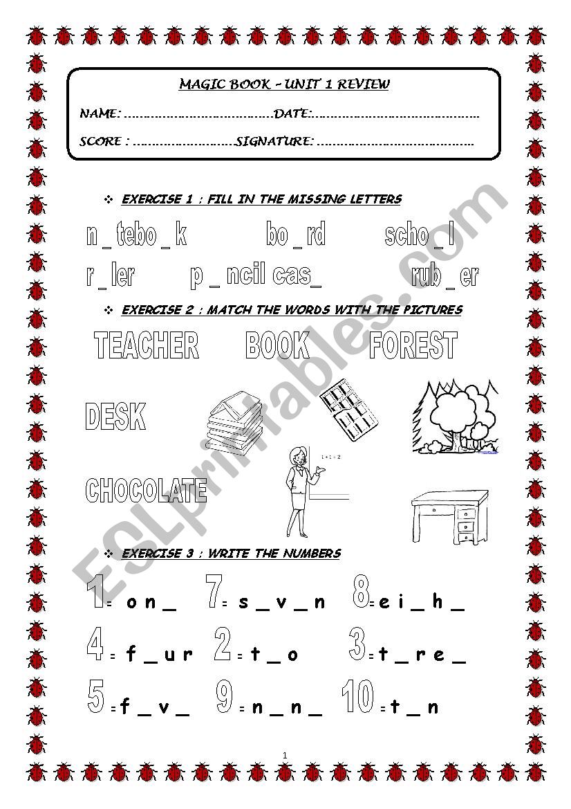 Young learners practice ESL worksheet by inatsek