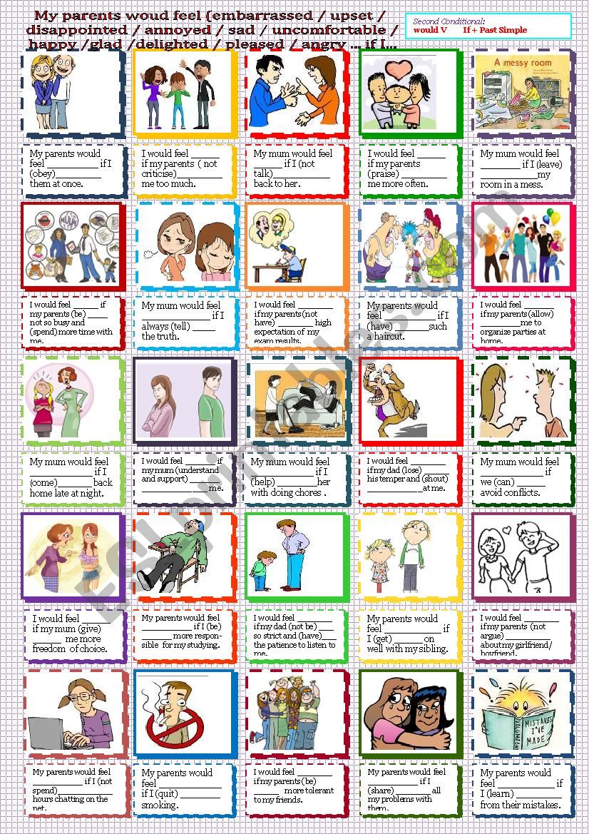 Generation gap ESL worksheet by olena linchuk