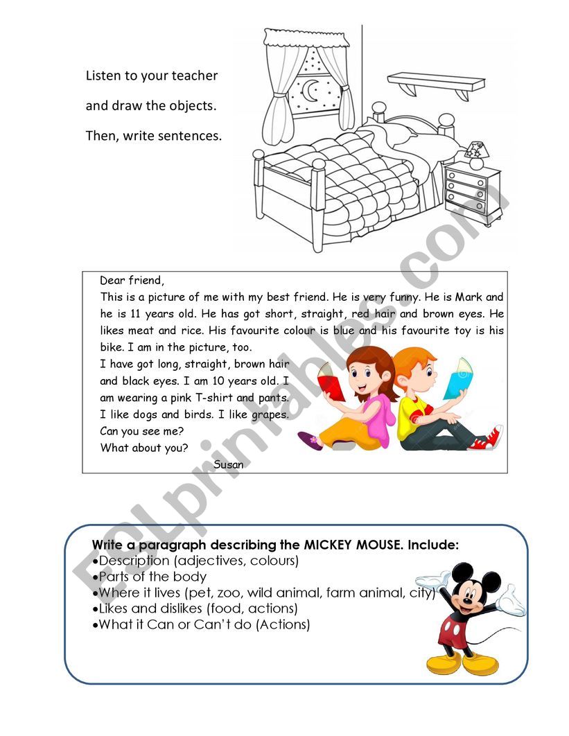 Composition practice ESL worksheet by Vickota