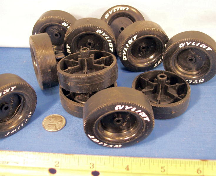 Nylint Toy Trucks Set of 6 Truck Wheels 2 ¼ inch Diameter Wheels