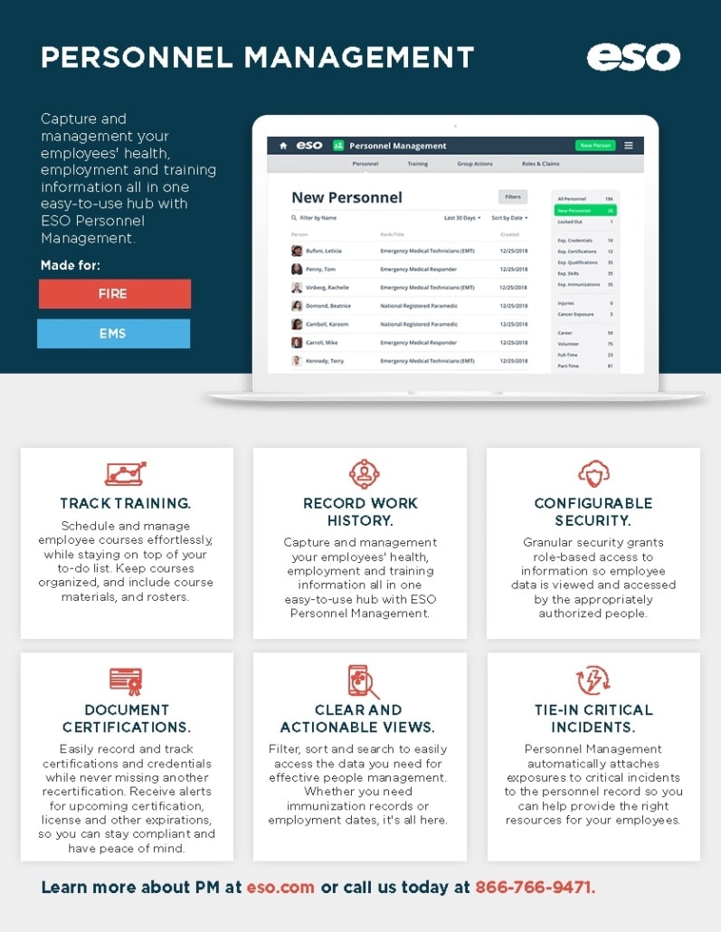 Software Spotlight ESO Personnel Management (PM) ESO