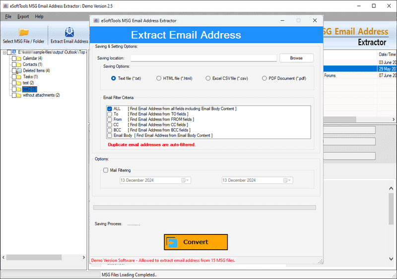 Quick Solution to Extract Email Addresses from Outlook MSG