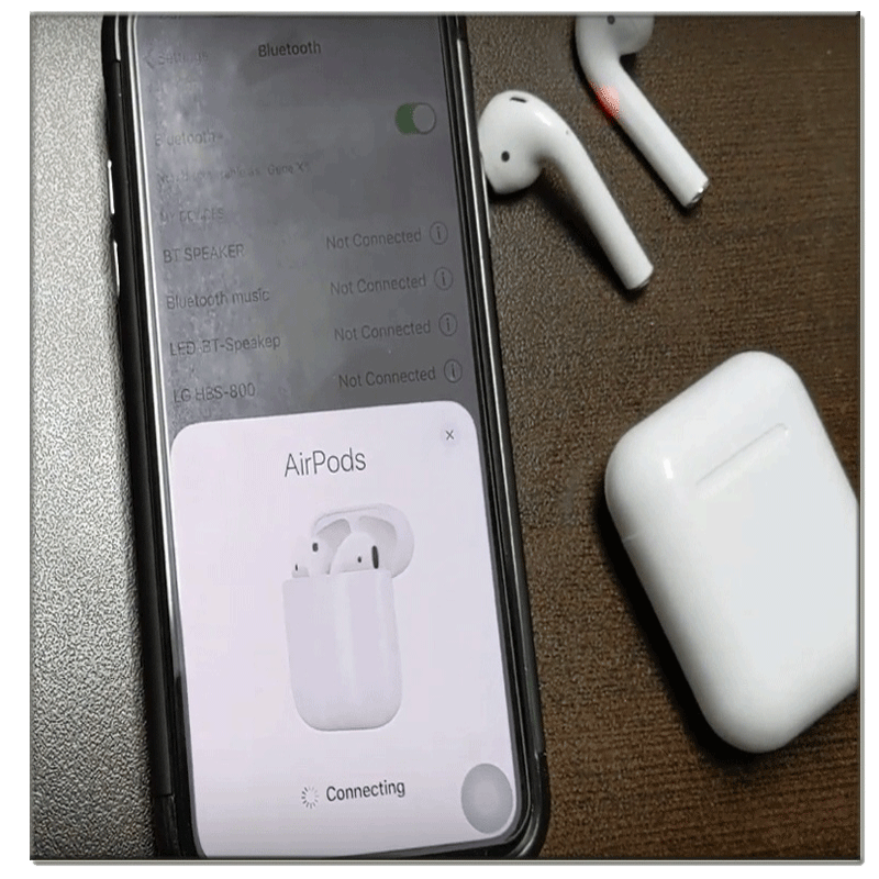 How to connect i18 Wireless Bluetooth Earbuds to Apple iphone