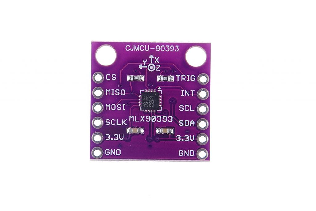ESP32 and MLX90393 field sensor example ESP32 Learning