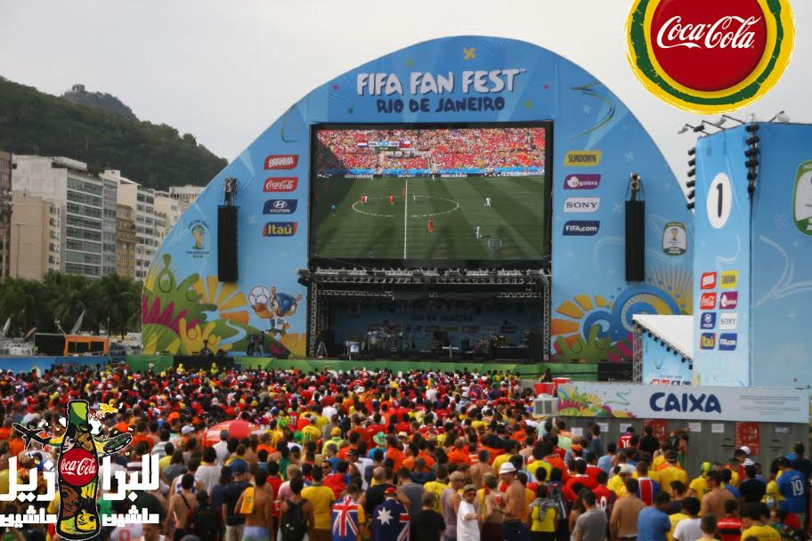 FiFA fan fests de Copacabana Ambiance des matchs BrésilCameroun et