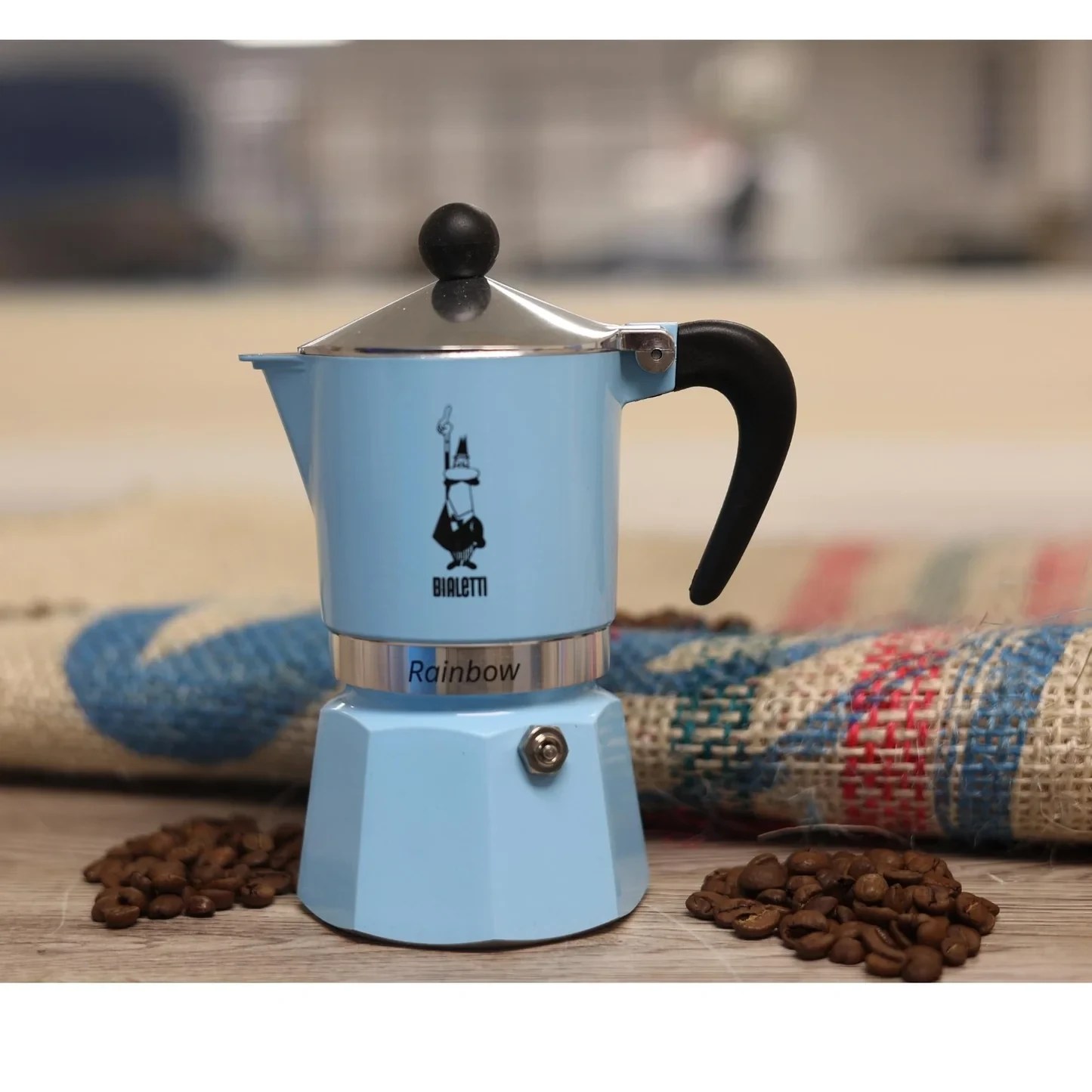 Bialetti Moka Pot 3 Cups Blue Espresso Club Egypt