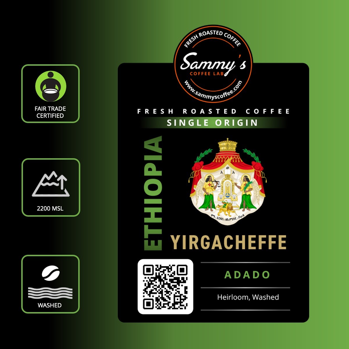 Sammy's Ethiopia Yirgacheffe Espresso Club Egypt