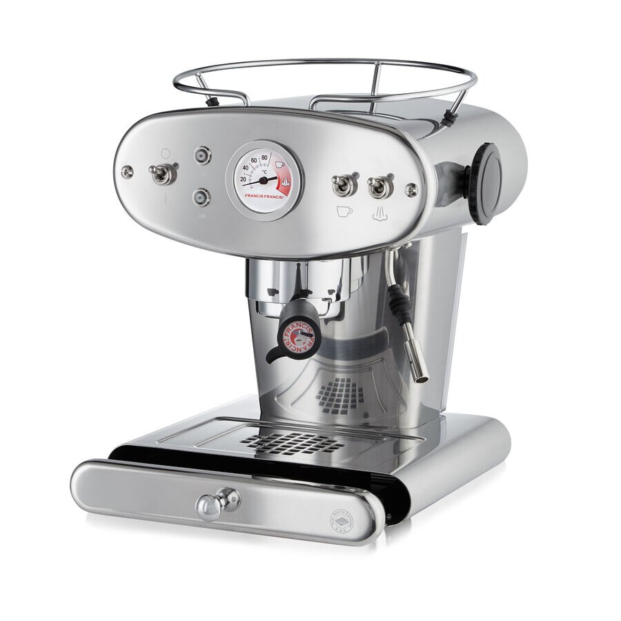illy X1 trio koffiemachine voor ESE servings koffiepads inox