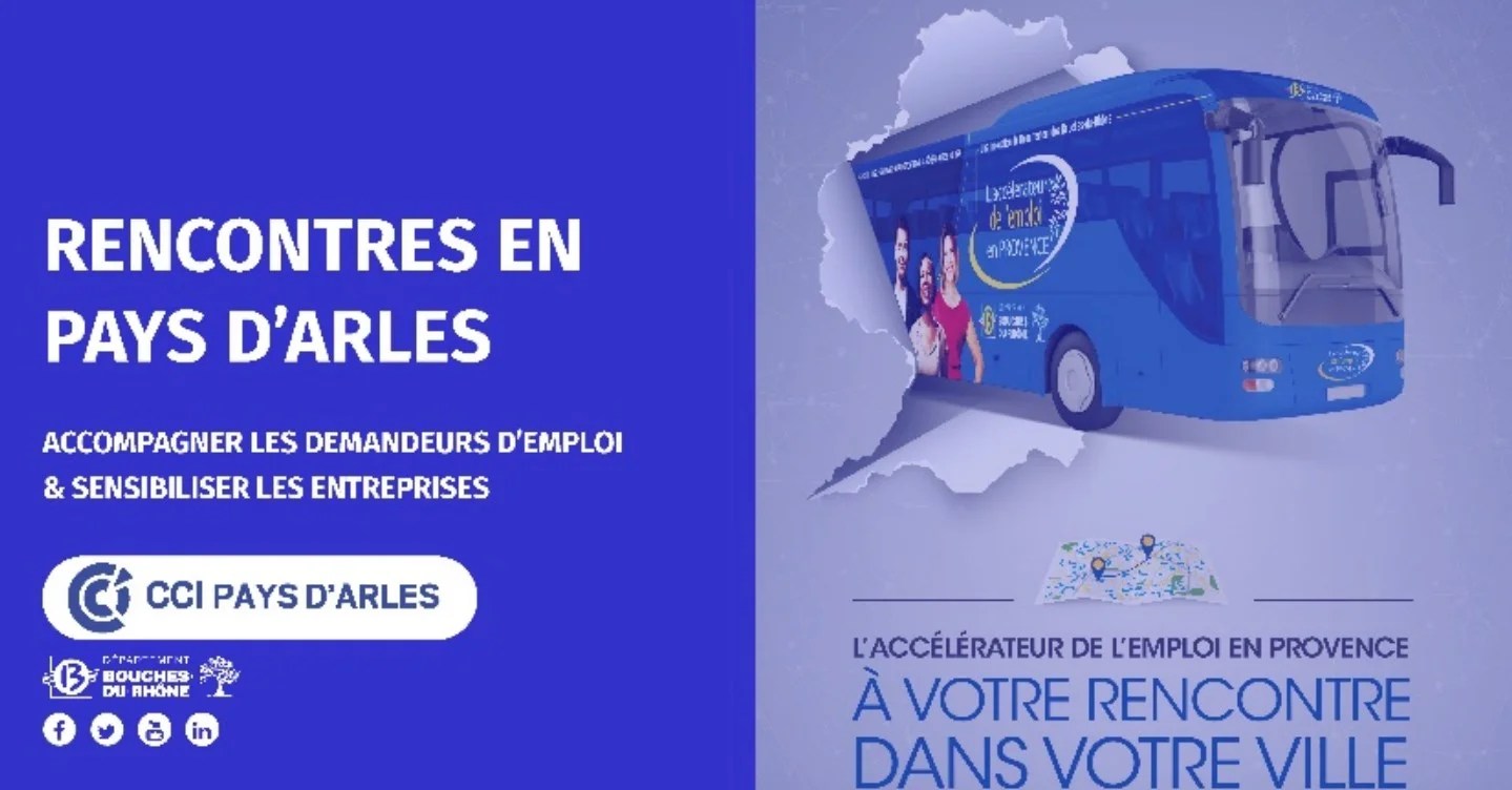 Bus de l’Emploi le Mardi 13 Octobre 2020 à 9h30 à Arles