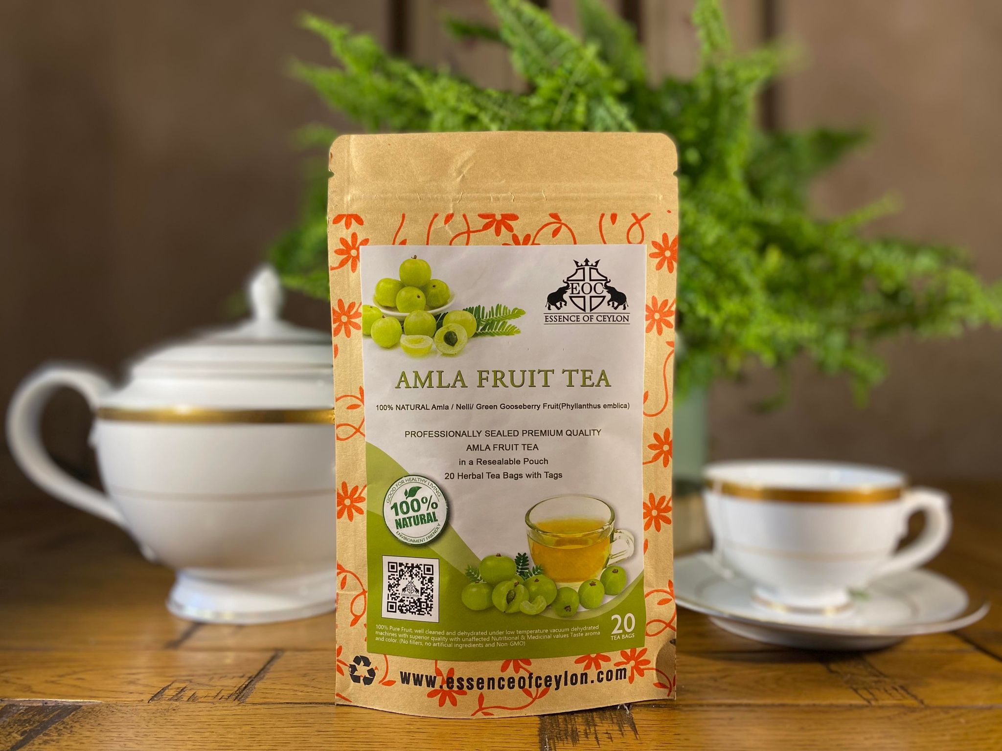 Amla (Nelli) / Green gooseberry (Phyllanthus emblica) 20 detox Tea