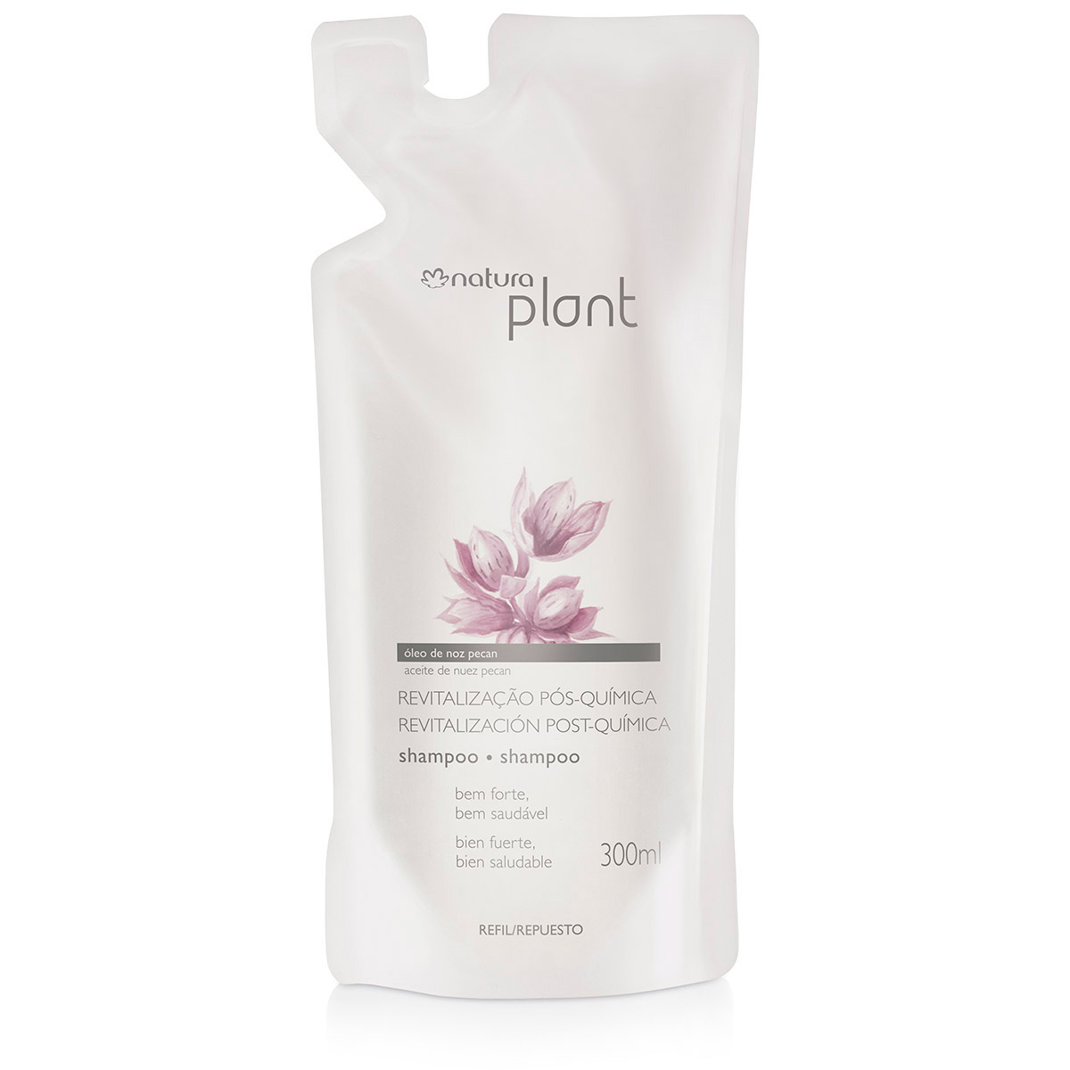 Refil Shampoo Revitalição PósQuimica Natura Plant Essência e Cor Shop