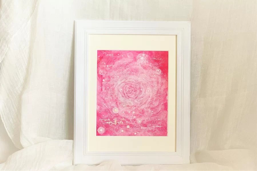 ハートのピンクの炎 Pink Flame レムリアの叡智から エッセンシャルアート研究所