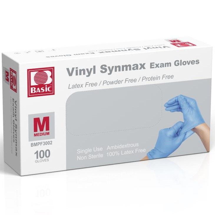 Vinyl Medical Exam Gloves, MEDIUM 1,000/CASE Essential Procurement