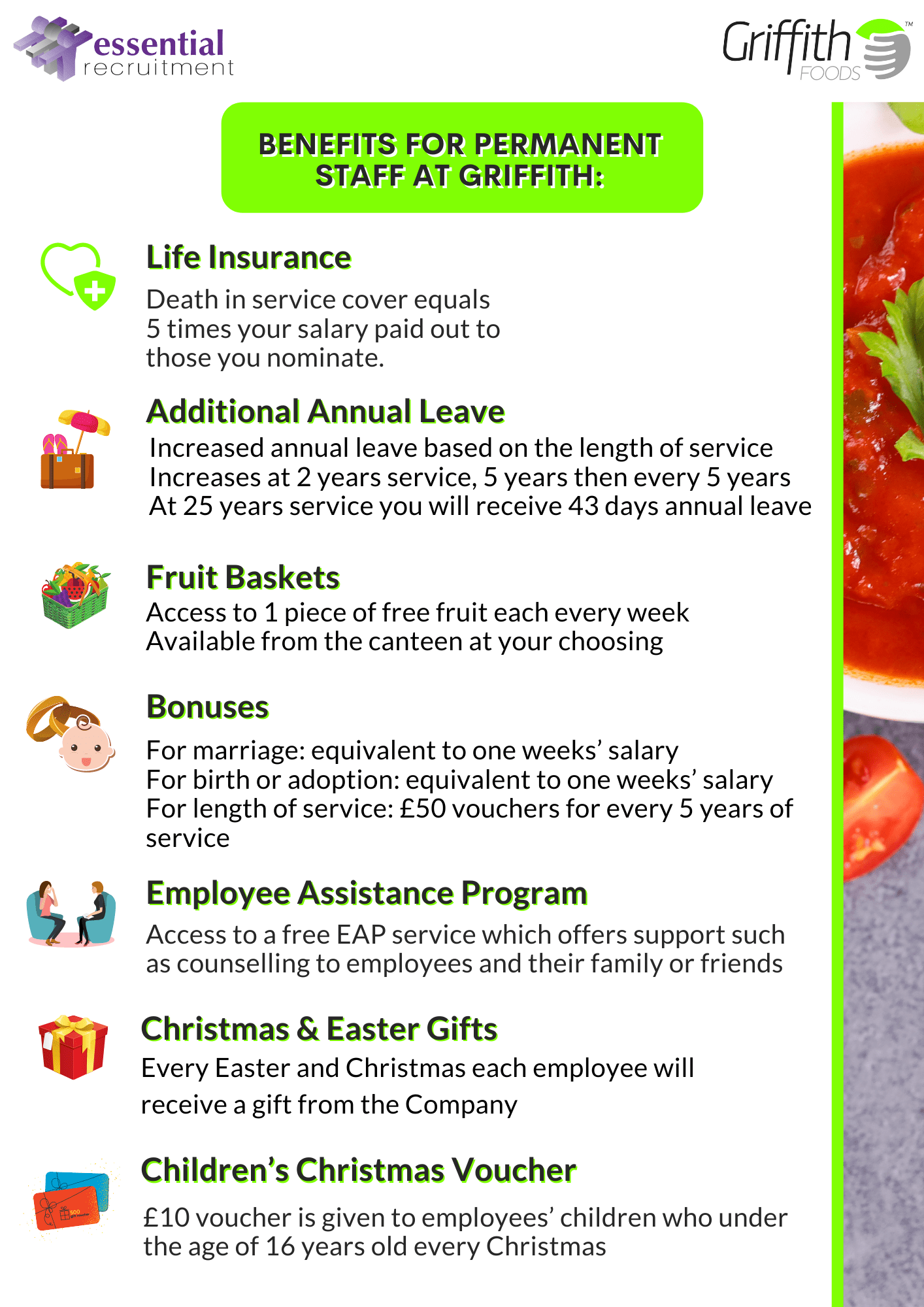 Griffith Offers Permanent Roles in Somercotes Essential Recruitment