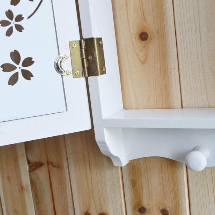 Fashion butterfly carving wooden shelf for electric meter