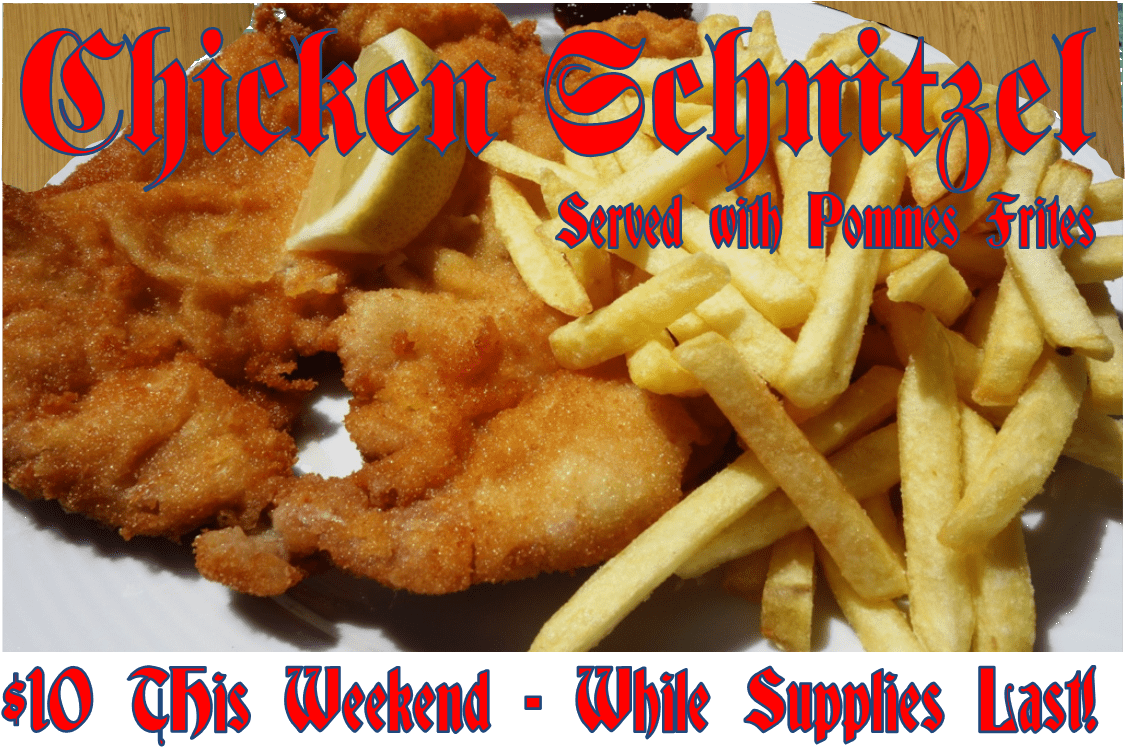 Schnitzel! Estabrook Beer Garden