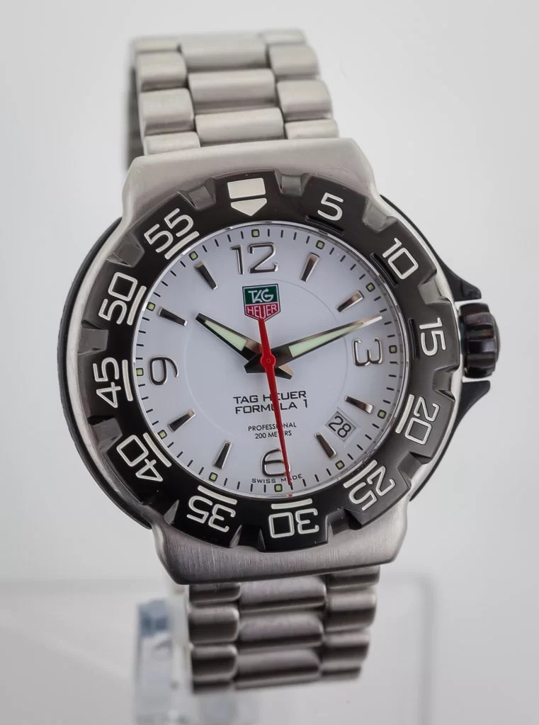 Tag Heuer Formula 1, Ref WAC11110, Men's, Stainless Steel, White Dial